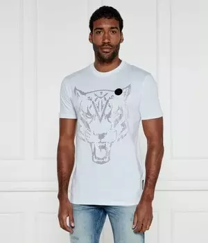 Футболка Plein Sport Lamina Tiger, белый