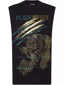 Футболка Plein Sport Lamina Tiger, черный