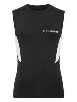 Футболка Plein Sport топ с логотипом, черный