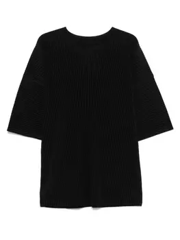 Футболка плиссе Homme Pliss Issey Miyake, черный