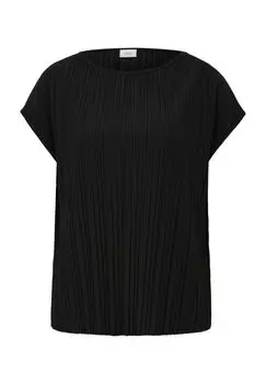 Футболка плиссированная женская s.Oliver BLACK LABEL, цвет Grey Black