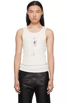 Футболка "Плохой профессор" Enfants Riches Dprims, белый