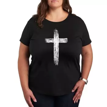 Футболка Plus Brush Cross с графическим рисунком Licensed Character, черный