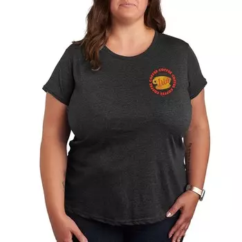 Футболка Plus с рисунком Luke's Coffee для девочек Gilmore Girls Licensed Character, цвет Heather Charcoal