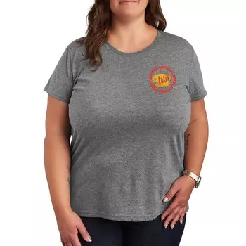 Футболка Plus с рисунком Luke's Coffee для девочек Gilmore Girls Licensed Character, цвет Heather Gray