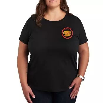 Футболка Plus с рисунком Luke's Coffee для девочек Gilmore Girls Licensed Character, черный