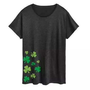Футболка Plus с рисунком Shamrock Licensed Character, цвет Heather Charcoal