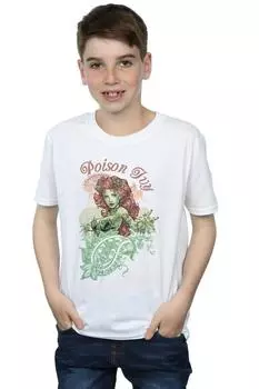 Футболка Poison Ivy с узором пейсли DC Comics, белый