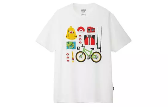 Футболка Pokemon Pokmon Co-Branded Series унисекс Uniqlo