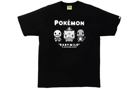 Футболка Pokemon X Bape унисекс A Bathing Ape, белый