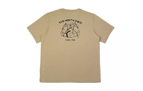 Футболка Polar Bear Series унисекс песочного цвета The North Face, цвет Sand