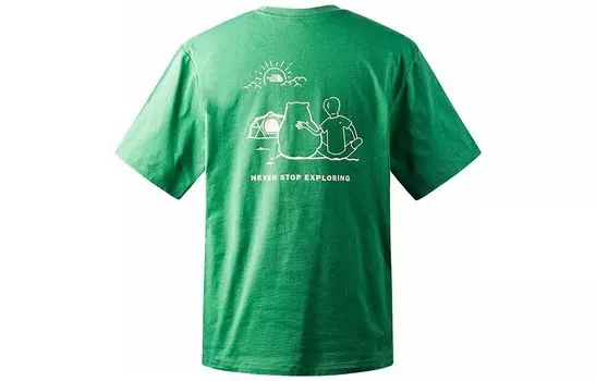 Футболка Polar Bear Series унисекс зеленая The North Face, зеленый