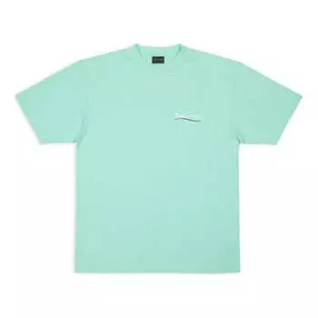 Футболка political campaign t-shirt large fit 'mint' Balenciaga, зеленый