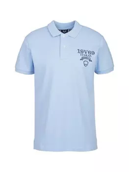 Футболка поло 19v69 Italia, светло-синий