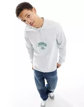 футболка-поло adidas Originals с длинными рукавами