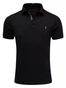 Футболка поло Amaci&Sons, черный