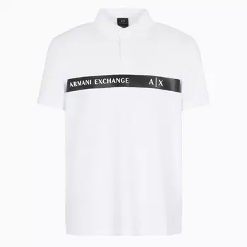 Футболка поло Armani Exchange, белый