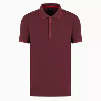 Футболка поло Armani Exchange Slim Fit Stretch Jersey Cotton, бордовый