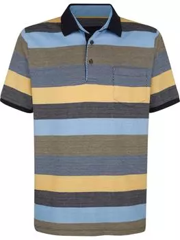 Футболка поло BABISTA, цвет dunkelblau gestreift