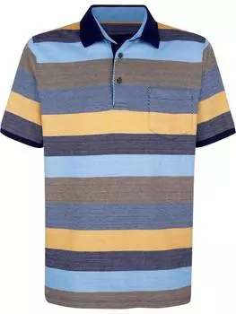Футболка поло BABISTA, цвет dunkelblau gestreift