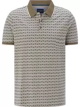 Футболка поло BABISTA, цвет hellbraun gemustert