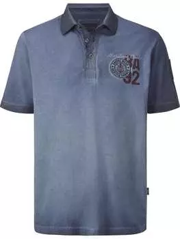 Футболка поло BABISTA, темно-синий