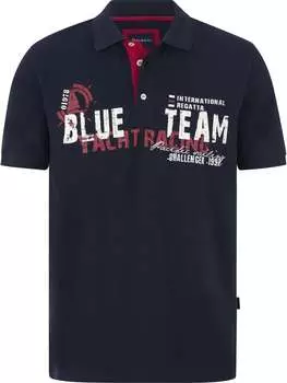 Футболка поло BABISTA, темно-синий