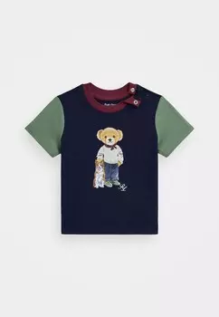 Футболка POLO BEAR COTTON JERSEY T-SHIRT Ralph Lauren, темно-синий
