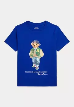 Футболка POLO BEAR COTTON JERSEY T-SHIRT Ralph Lauren, синий