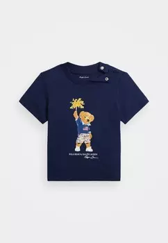 Футболка POLO BEAR COTTON JERSEY TEE Ralph Lauren, темно-синий