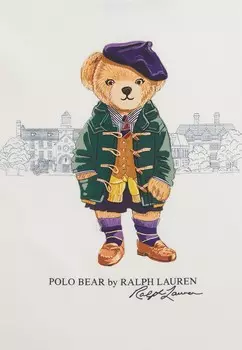 Футболка POLO BEAR COTTON JERSEY TEE Ralph Lauren, прозрачный