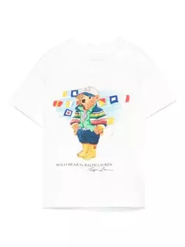 Футболка Polo Bear от POLO RALPH LAUREN KIDS, белый