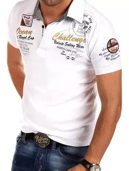 Футболка поло behype, белый