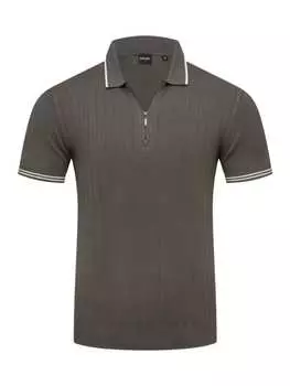 Футболка поло behype, темно-серый