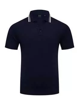 Футболка поло behype, темно-синий