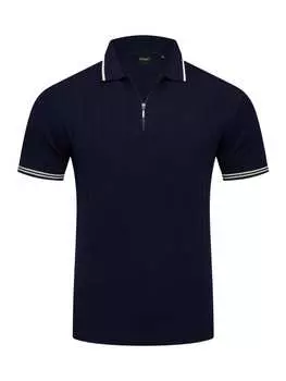 Футболка поло behype, темно-синий