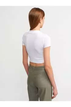 Футболка поло-белая Dilvin, белый