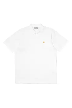 Футболка-поло – белая – стандартного кроя Carhartt, белый