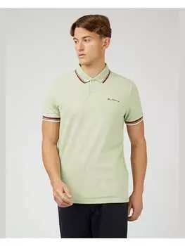 Футболка поло Ben Sherman, зеленый