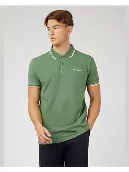 Футболка поло Ben Sherman, зеленый