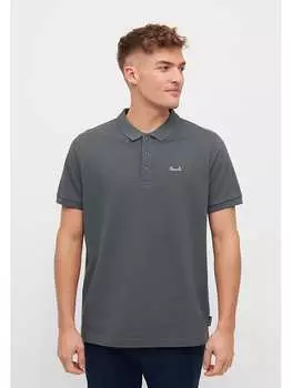 Футболка поло Bench, серый