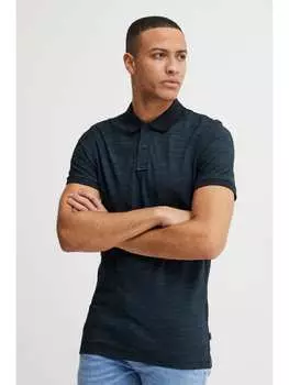 Футболка поло BLEND, средне-синий