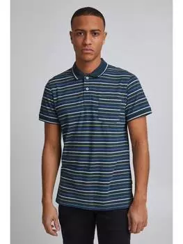 Футболка поло BLEND, средне-синий