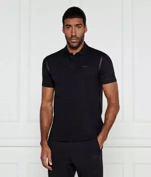 Футболка-поло Boss Green Paddy Tape, черный