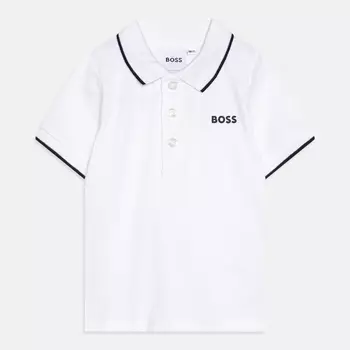 Футболка поло Boss Kidswear Short Sleeve, белый