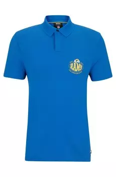 Футболка поло Boss X Nfl Cotton-piqu Collaborative Branding, Rams