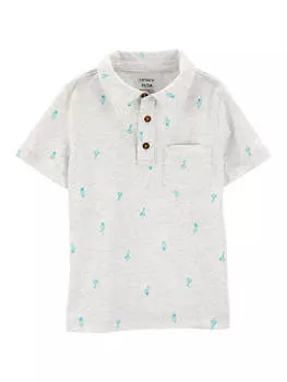 Футболка поло carter's, серый