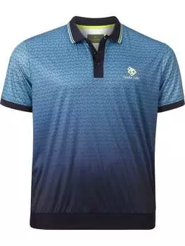 Футболка поло Charles Colby, цвет blau gemustert