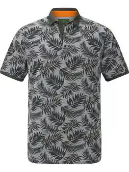 Футболка поло Charles Colby, цвет oliv gemustert