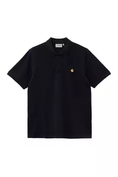 Футболка-поло – черная – стандартного кроя Carhartt, черный